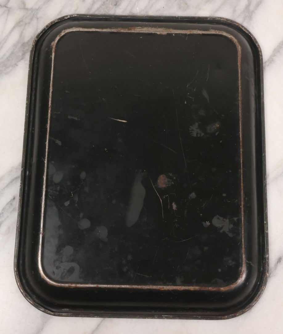 Lot 007 - Antique Tin Lithograph Palmer Cox Brownies Ice Cream Advertising Tray Blank, Manufactured By The H.D. Beach Co., Coshocton, Ohio, Note Scratches, Wear