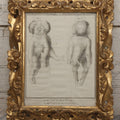 Lot 015 - Antique Anatomical Engraving Of Conjoined Twins, From Mémoires De L'Académie Royale Des Sciences, Paris, 1776, After Drawings By Fossier (Del.) And Engraved By Y. Le G. (Sc.), French Medical Illustration, Framed, 9-5/8" x 11-5/8"