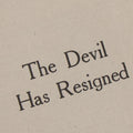 Lot 024 - Antique Two-Page Tract, "The Devil Has Resigned," Published By C.J. Hibbard, Minneapolis, Minnesota, Satirical Letter To Kaiser Wilhelm From Satan, Penned By Louis Syberkrop, World War One Era