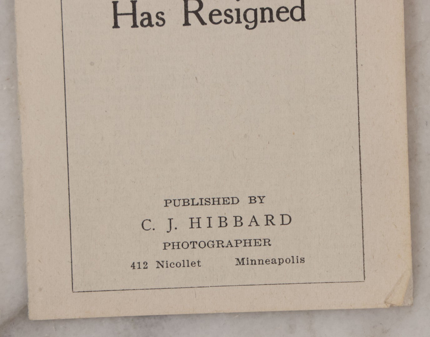 Lot 024 - Antique Two-Page Tract, "The Devil Has Resigned," Published By C.J. Hibbard, Minneapolis, Minnesota, Satirical Letter To Kaiser Wilhelm From Satan, Penned By Louis Syberkrop, World War One Era