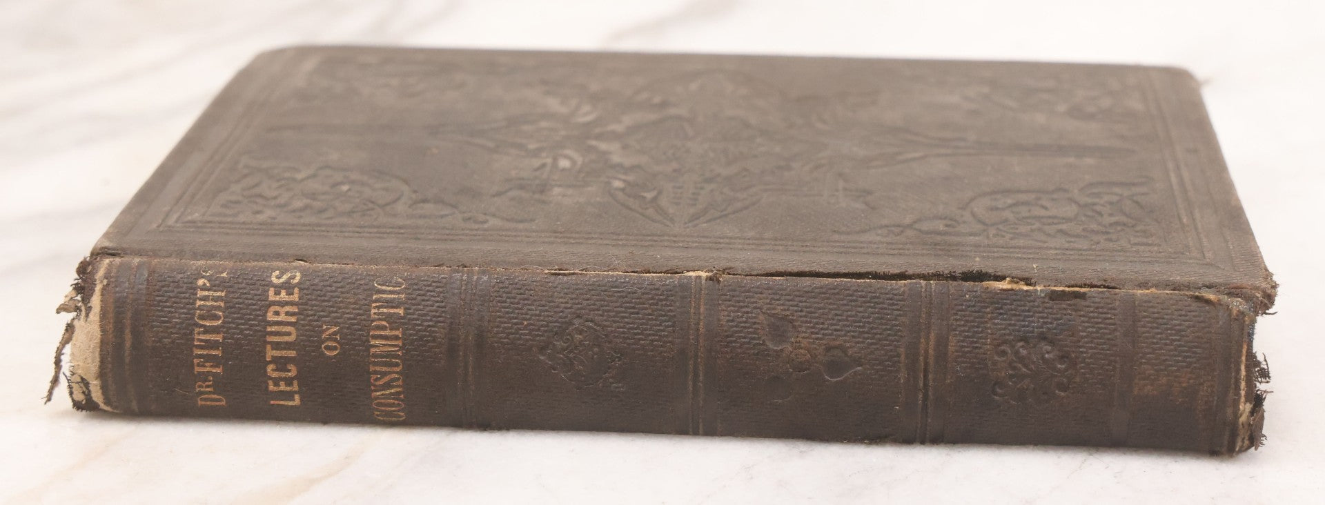 Lot 053 - "Dr. Fitch's Lectures On Consumption: Six Lectures On The Functions Of The Lungs" Antique Medical Book By Samuel Sheldon Fitch, A.M., M.D., With 30 Illustrations, Published By S.S. Fitch & Co., New York, 1959