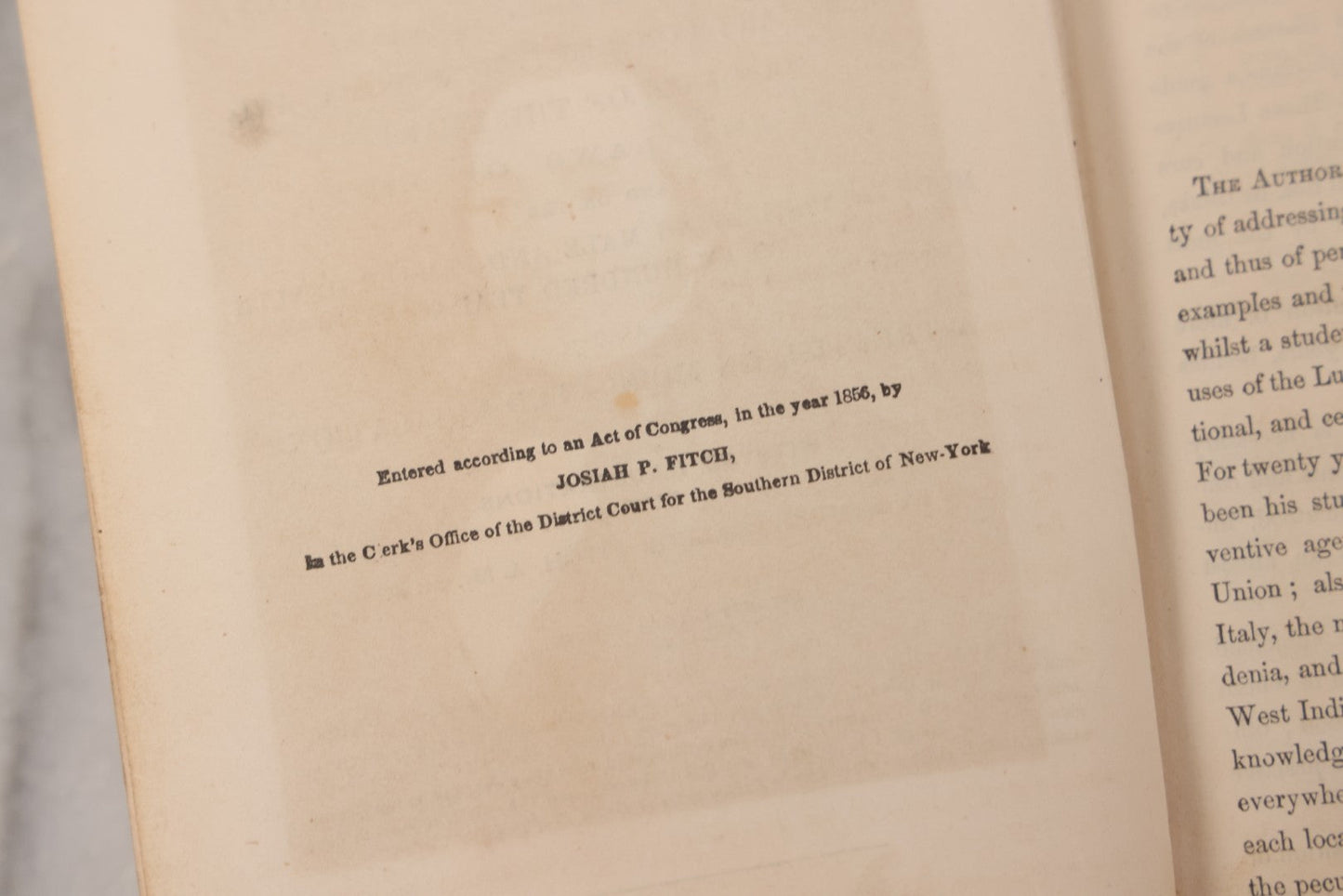 Lot 053 - "Dr. Fitch's Lectures On Consumption: Six Lectures On The Functions Of The Lungs" Antique Medical Book By Samuel Sheldon Fitch, A.M., M.D., With 30 Illustrations, Published By S.S. Fitch & Co., New York, 1959