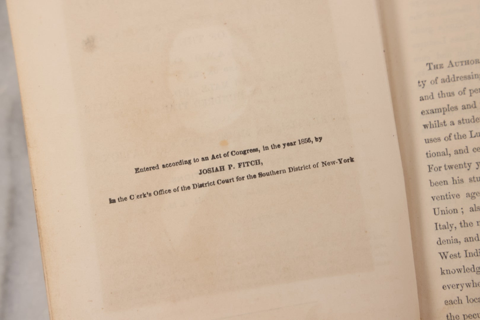 Lot 053 - "Dr. Fitch's Lectures On Consumption: Six Lectures On The Functions Of The Lungs" Antique Medical Book By Samuel Sheldon Fitch, A.M., M.D., With 30 Illustrations, Published By S.S. Fitch & Co., New York, 1959