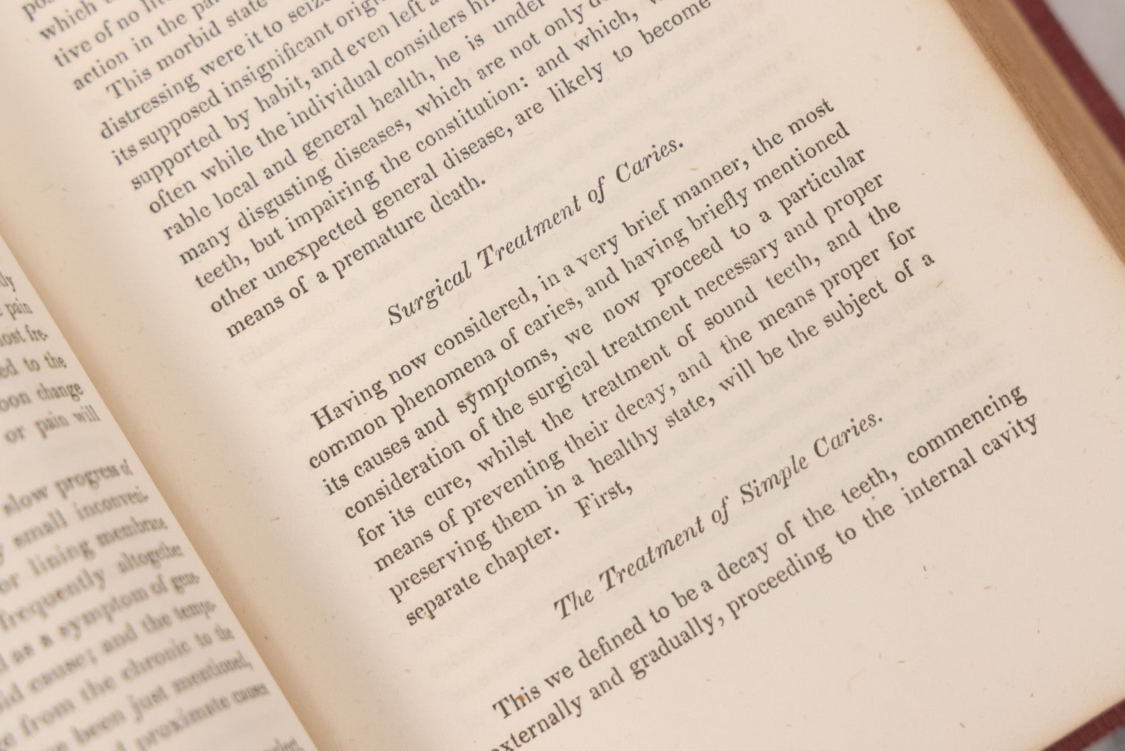 Lot 054 - "Fitch's Dental Surgery: A System Of Dental Surgery In Three Parts" Antique Medical Dentistry Book By Samuel Sheldon Mitch, M.D., Second Edition, Published By Carey, Lea, & Blanchard, Philadelphia, 1835