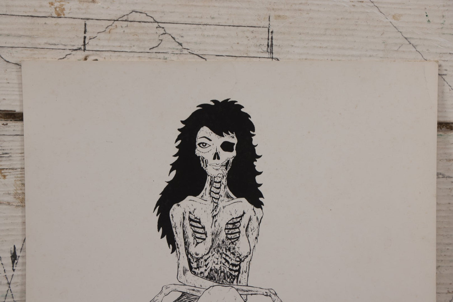 Lot 065 - Pair Of Vintage Underground Comic Book Style Poster Prints, "The Fabulous Andrews Sisters" And Zombie Woman Pin-Up, Signed In Print D.F.K. 1974 And D.K. '71, Respectively, On Glossy Paper 