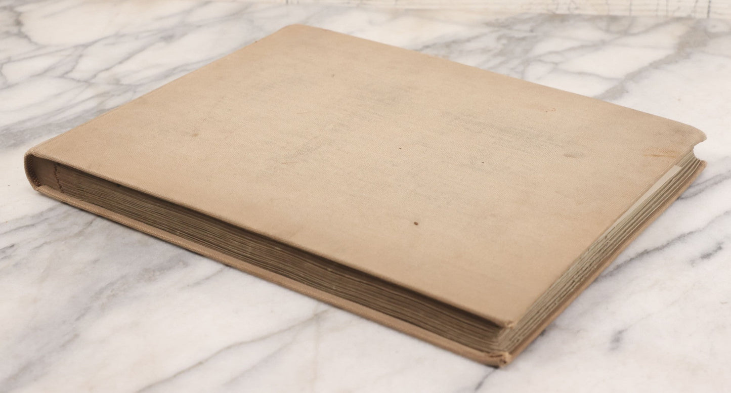 Lot 070 - Antique Photo Album With Approximately 80 Souvenir Photographs Of Landmarks Around Europe, England Including Churches And Cathedrals, Bridges, Architecture, Interiors, And Graveyards, Contained In "The Photo-Bind" Trademarked Album By J.H.H.M.