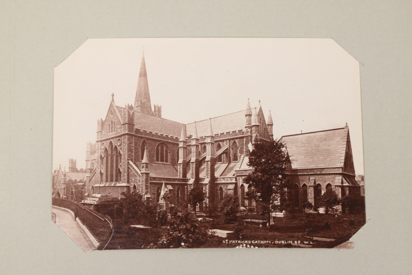 Lot 070 - Antique Photo Album With Approximately 80 Souvenir Photographs Of Landmarks Around Europe, England Including Churches And Cathedrals, Bridges, Architecture, Interiors, And Graveyards, Contained In "The Photo-Bind" Trademarked Album By J.H.H.M.