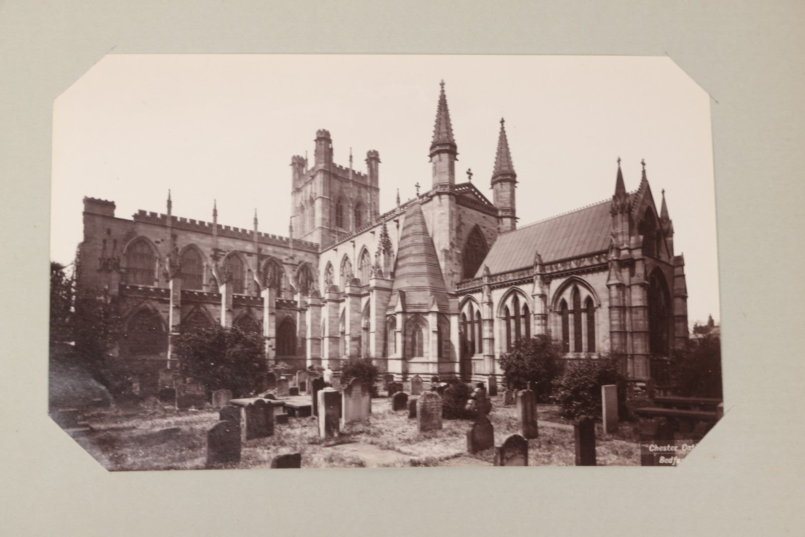 Lot 070 - Antique Photo Album With Approximately 80 Souvenir Photographs Of Landmarks Around Europe, England Including Churches And Cathedrals, Bridges, Architecture, Interiors, And Graveyards, Contained In "The Photo-Bind" Trademarked Album By J.H.H.M.