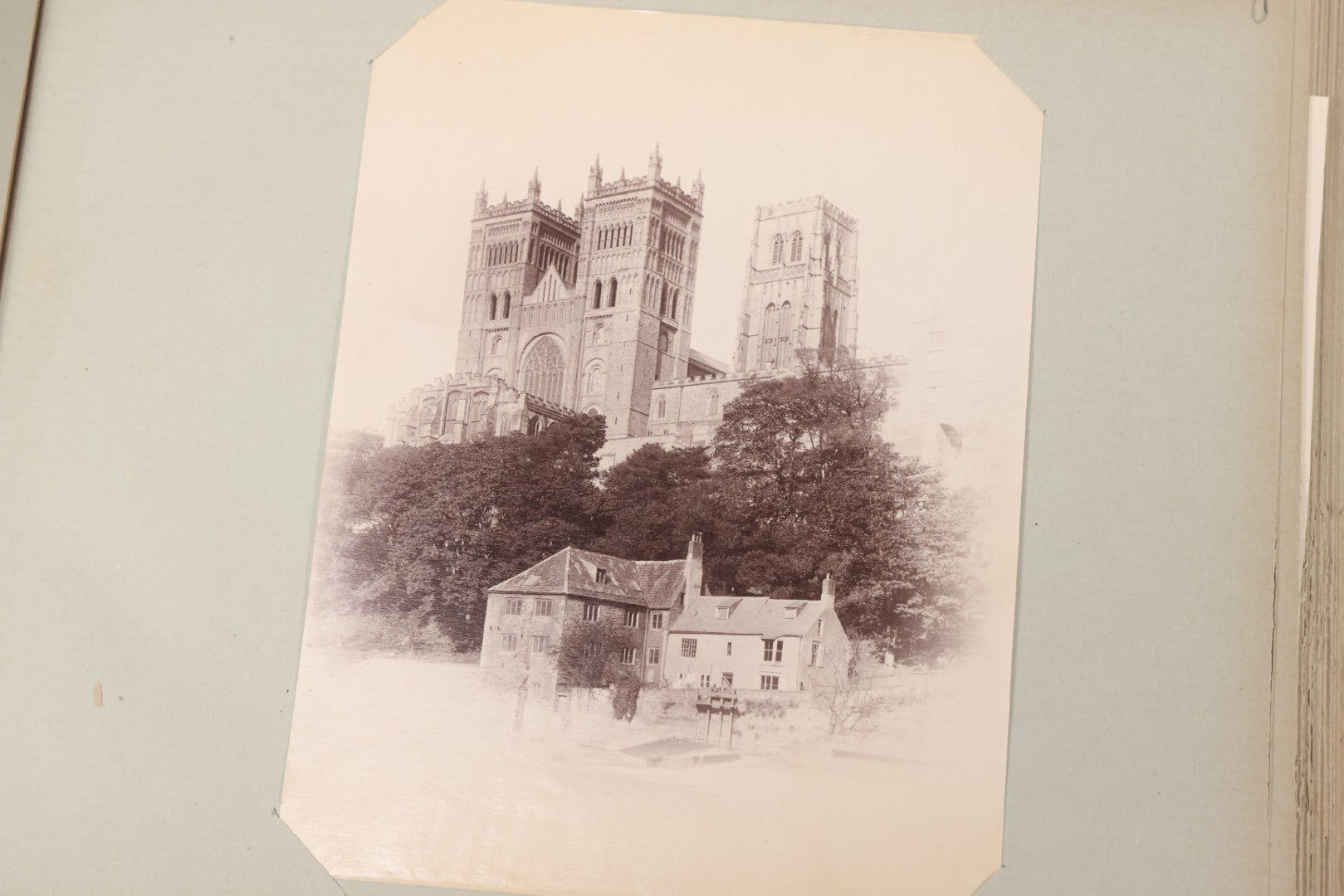 Lot 070 - Antique Photo Album With Approximately 80 Souvenir Photographs Of Landmarks Around Europe, England Including Churches And Cathedrals, Bridges, Architecture, Interiors, And Graveyards, Contained In "The Photo-Bind" Trademarked Album By J.H.H.M.