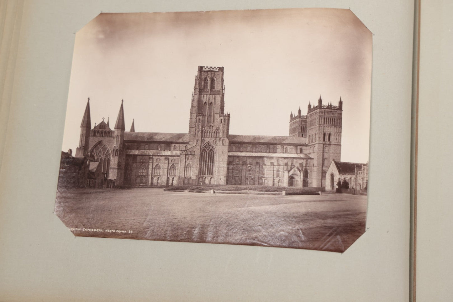 Lot 070 - Antique Photo Album With Approximately 80 Souvenir Photographs Of Landmarks Around Europe, England Including Churches And Cathedrals, Bridges, Architecture, Interiors, And Graveyards, Contained In "The Photo-Bind" Trademarked Album By J.H.H.M.