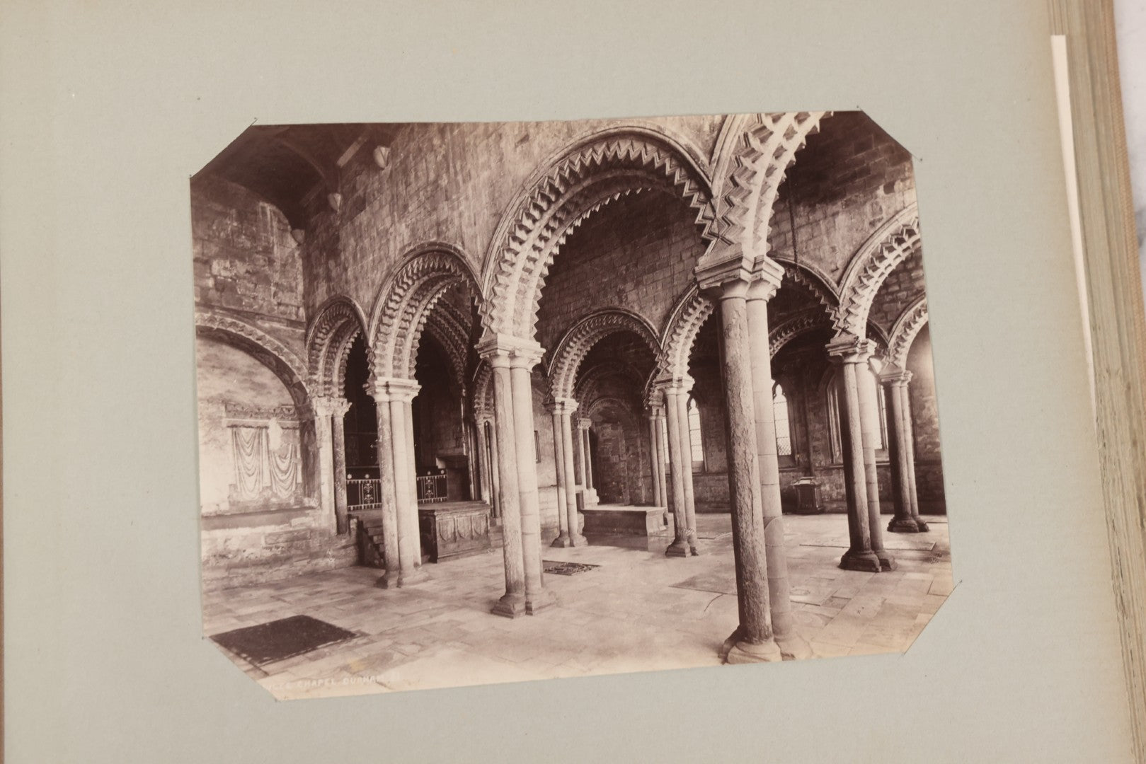 Lot 070 - Antique Photo Album With Approximately 80 Souvenir Photographs Of Landmarks Around Europe, England Including Churches And Cathedrals, Bridges, Architecture, Interiors, And Graveyards, Contained In "The Photo-Bind" Trademarked Album By J.H.H.M.