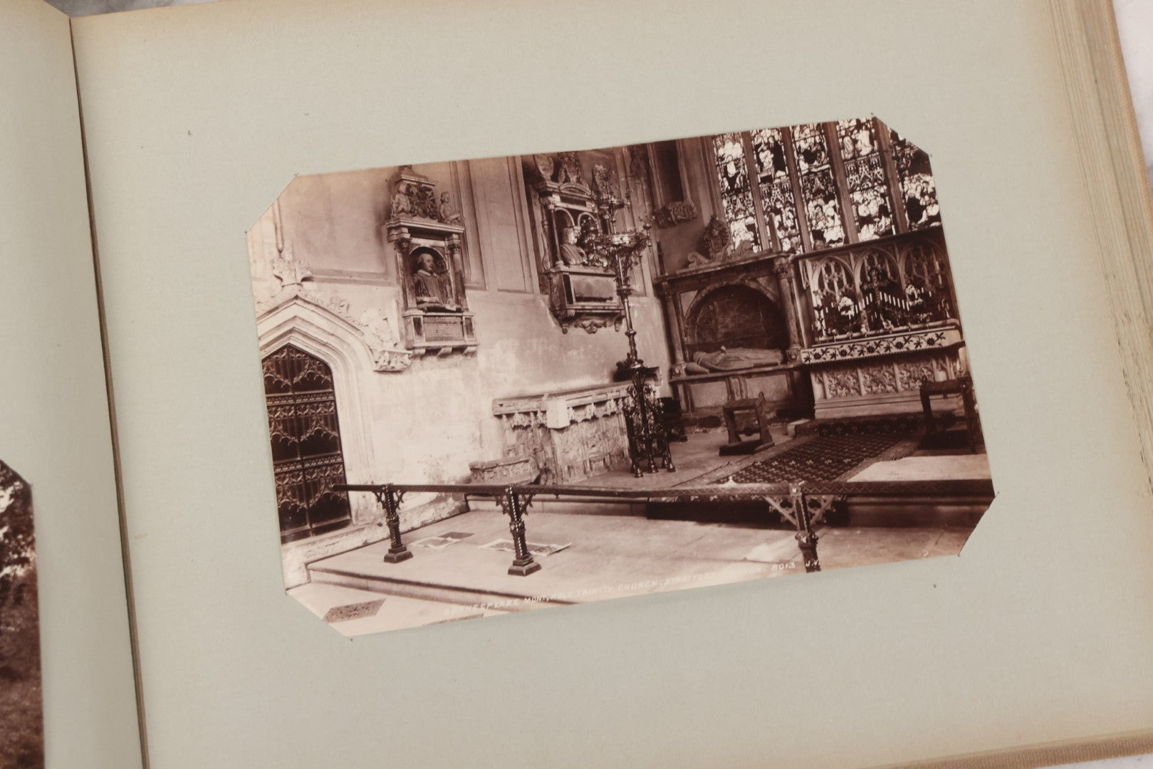 Lot 070 - Antique Photo Album With Approximately 80 Souvenir Photographs Of Landmarks Around Europe, England Including Churches And Cathedrals, Bridges, Architecture, Interiors, And Graveyards, Contained In "The Photo-Bind" Trademarked Album By J.H.H.M.