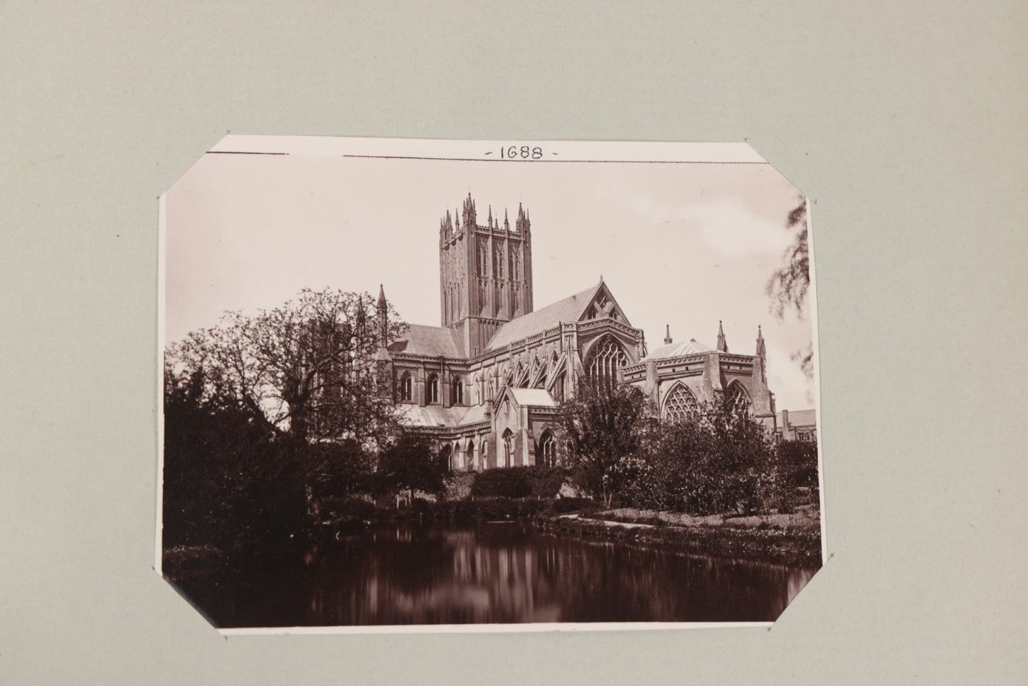 Lot 070 - Antique Photo Album With Approximately 80 Souvenir Photographs Of Landmarks Around Europe, England Including Churches And Cathedrals, Bridges, Architecture, Interiors, And Graveyards, Contained In "The Photo-Bind" Trademarked Album By J.H.H.M.