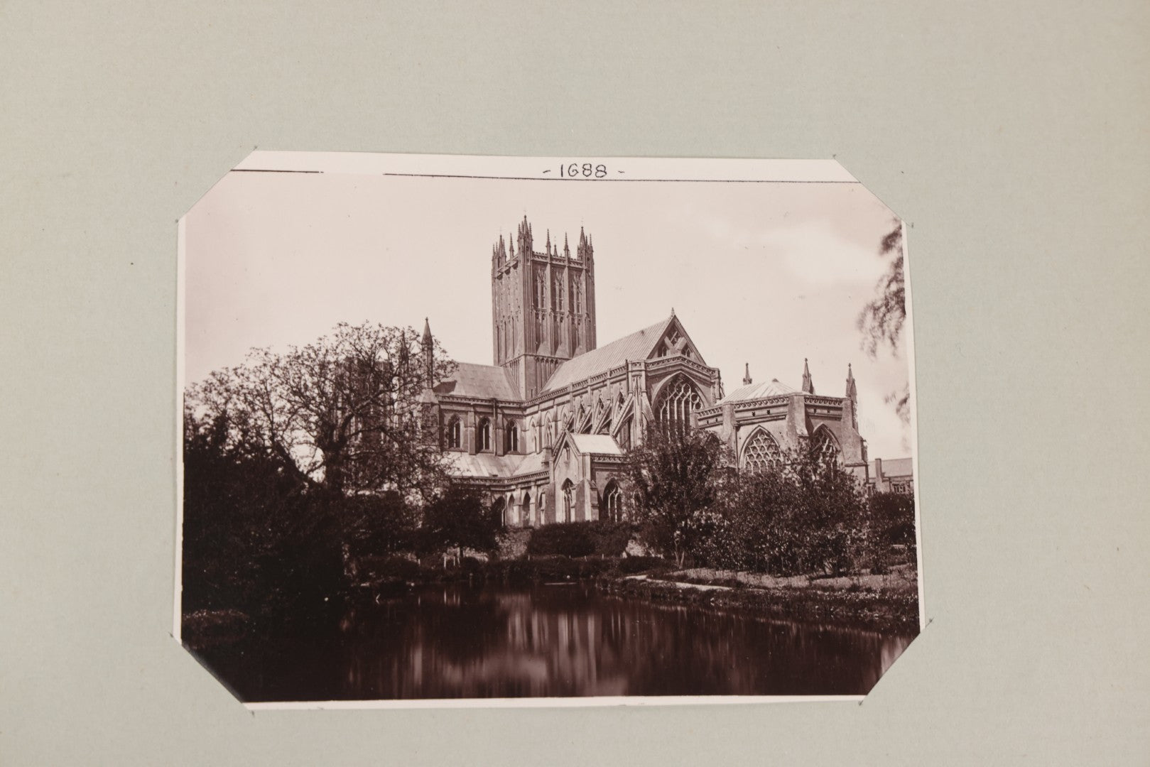 Lot 070 - Antique Photo Album With Approximately 80 Souvenir Photographs Of Landmarks Around Europe, England Including Churches And Cathedrals, Bridges, Architecture, Interiors, And Graveyards, Contained In "The Photo-Bind" Trademarked Album By J.H.H.M.