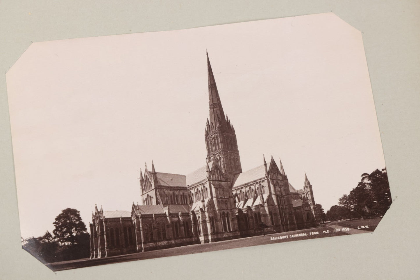 Lot 070 - Antique Photo Album With Approximately 80 Souvenir Photographs Of Landmarks Around Europe, England Including Churches And Cathedrals, Bridges, Architecture, Interiors, And Graveyards, Contained In "The Photo-Bind" Trademarked Album By J.H.H.M.