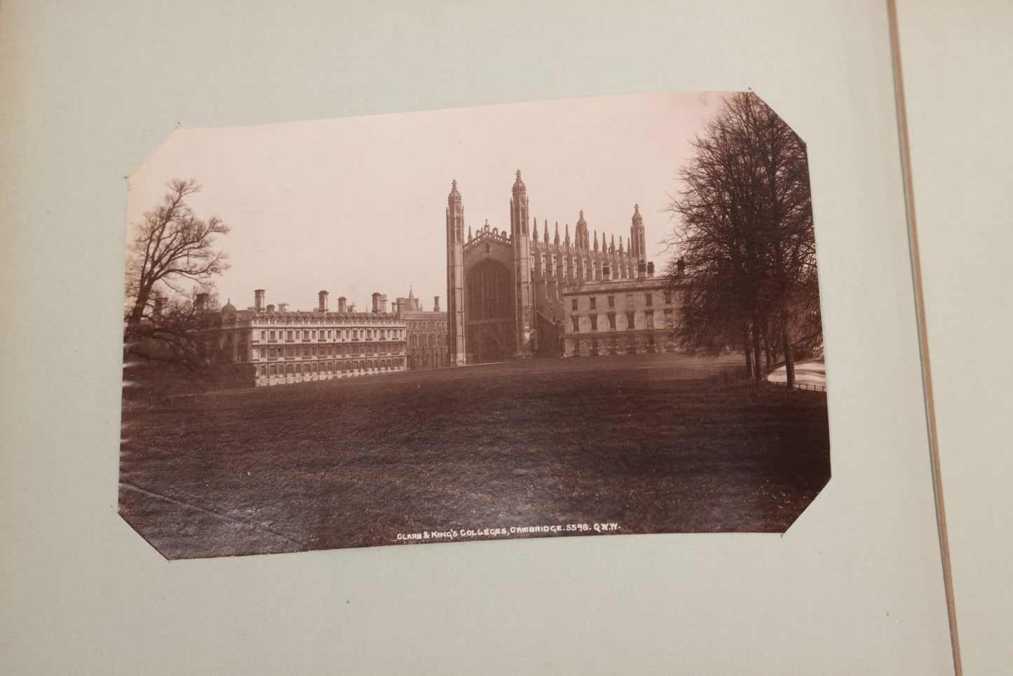 Lot 070 - Antique Photo Album With Approximately 80 Souvenir Photographs Of Landmarks Around Europe, England Including Churches And Cathedrals, Bridges, Architecture, Interiors, And Graveyards, Contained In "The Photo-Bind" Trademarked Album By J.H.H.M.