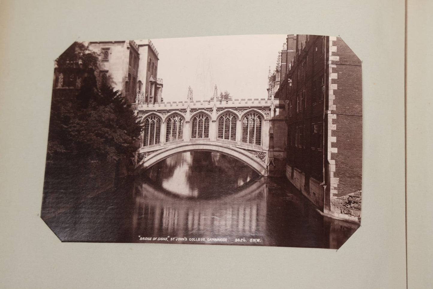 Lot 070 - Antique Photo Album With Approximately 80 Souvenir Photographs Of Landmarks Around Europe, England Including Churches And Cathedrals, Bridges, Architecture, Interiors, And Graveyards, Contained In "The Photo-Bind" Trademarked Album By J.H.H.M.
