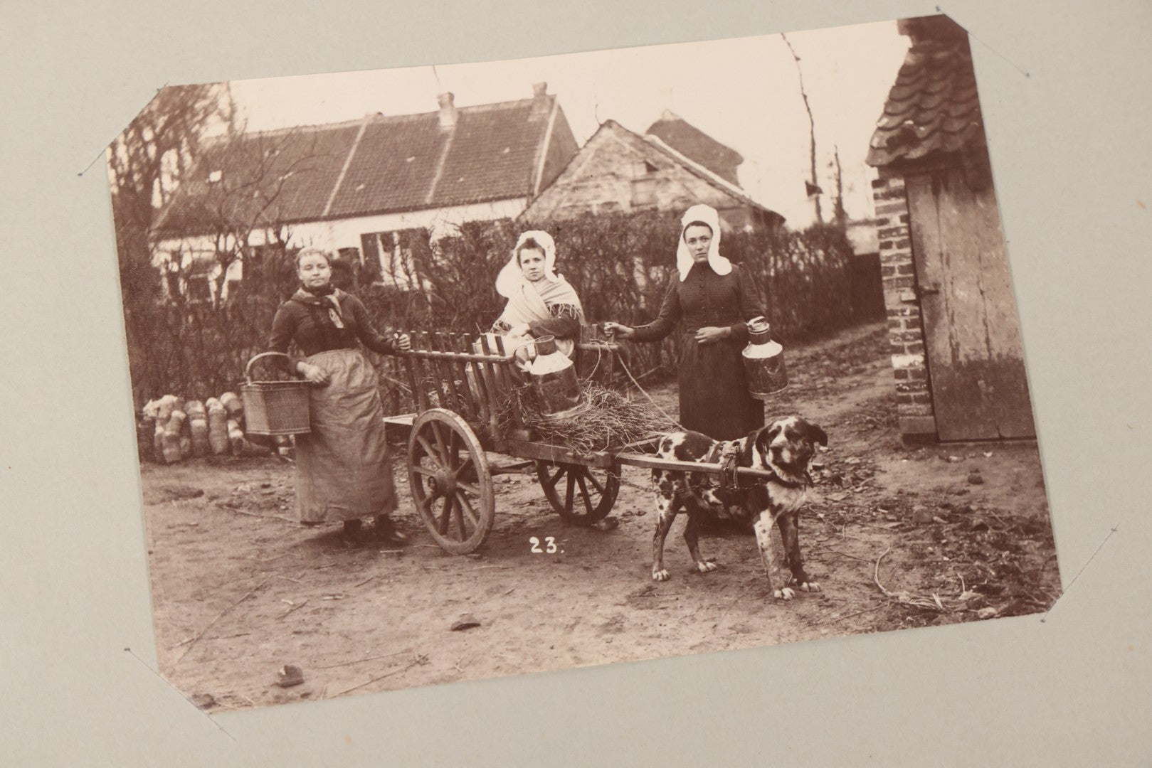 Lot 070 - Antique Photo Album With Approximately 80 Souvenir Photographs Of Landmarks Around Europe, England Including Churches And Cathedrals, Bridges, Architecture, Interiors, And Graveyards, Contained In "The Photo-Bind" Trademarked Album By J.H.H.M.