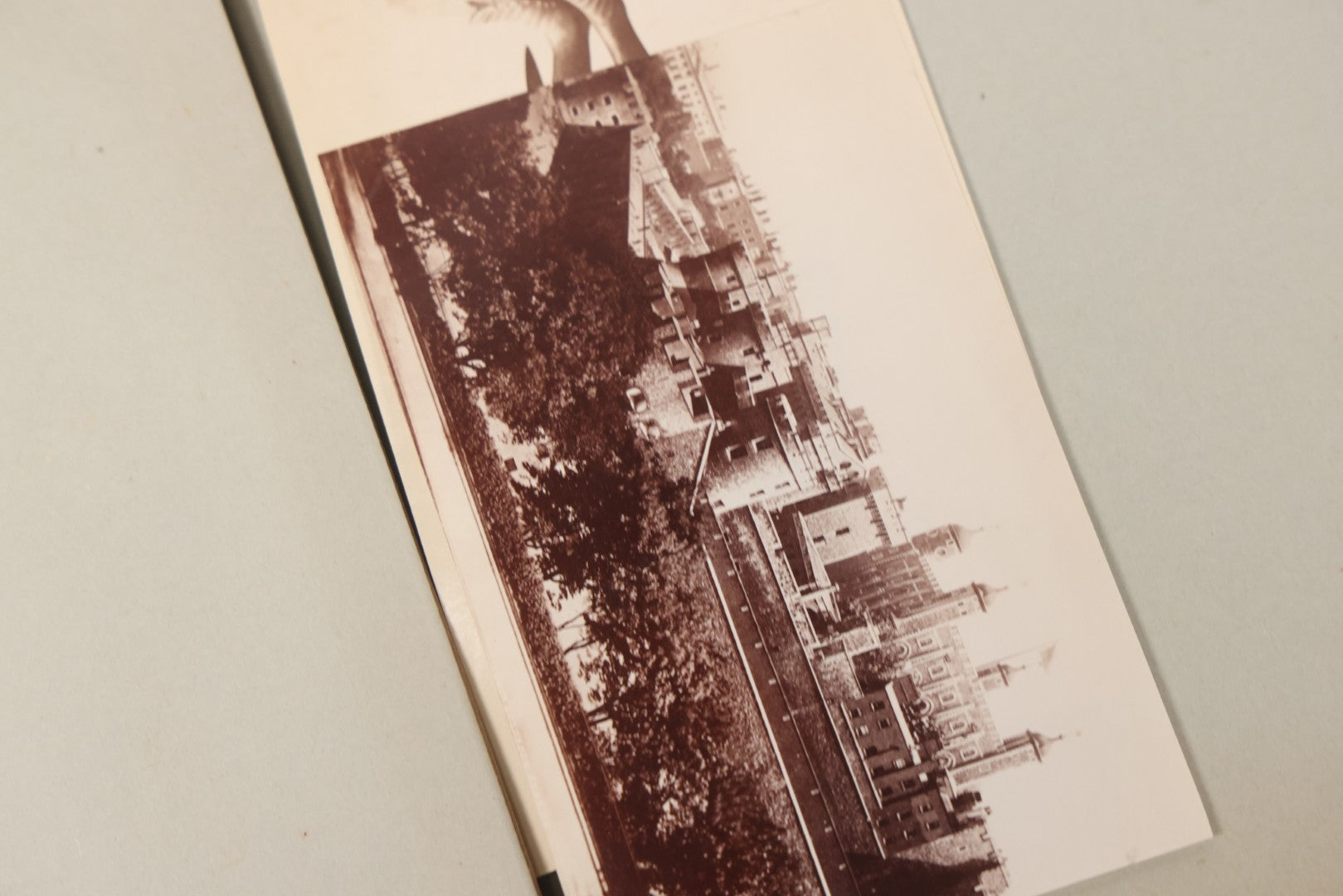 Lot 070 - Antique Photo Album With Approximately 80 Souvenir Photographs Of Landmarks Around Europe, England Including Churches And Cathedrals, Bridges, Architecture, Interiors, And Graveyards, Contained In "The Photo-Bind" Trademarked Album By J.H.H.M.
