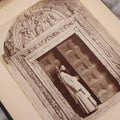 Lot 071 - Antique Photo Album With Approximately 100 Souvenir Photographs Of Landmarks In Italy, Including Churches And Cathedrals, Venice Canals, Ancient Ruins, Pompeii, Architecture, Doorways, Art And Statues