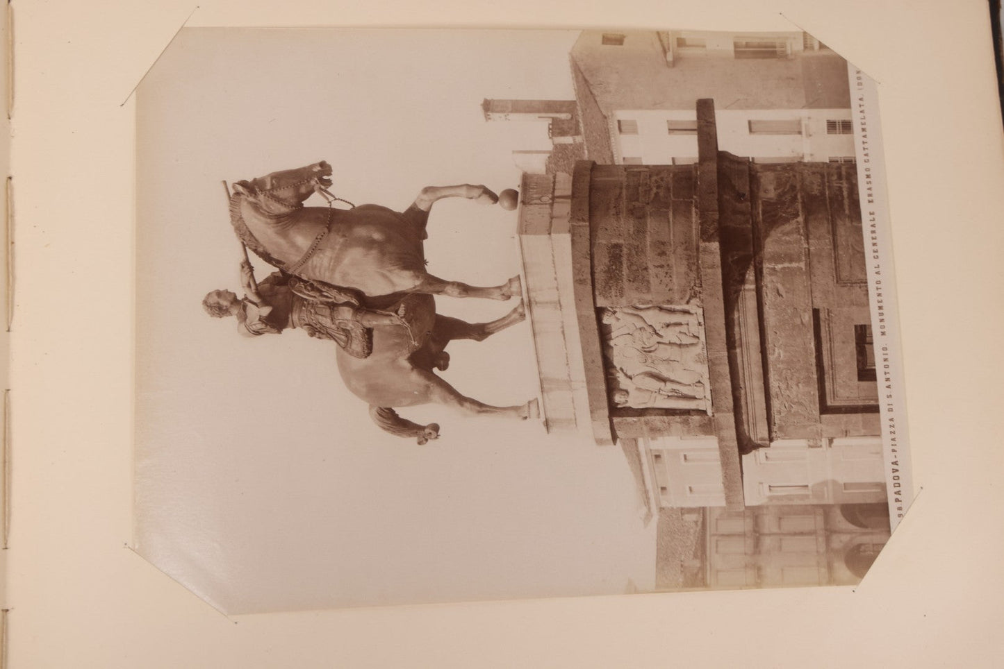 Lot 071 - Antique Photo Album With Approximately 100 Souvenir Photographs Of Landmarks In Italy, Including Churches And Cathedrals, Venice Canals, Ancient Ruins, Pompeii, Architecture, Doorways, Art And Statues