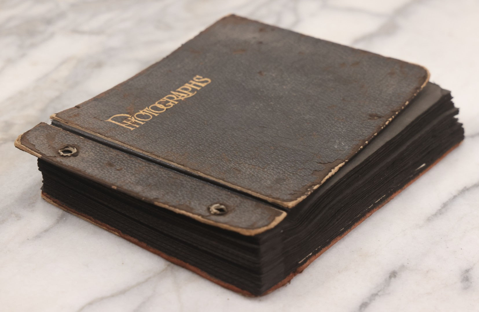 Lot 072 - Vintage Snapshot Photo Album Containing 85+ Photographs, Mostly Of Travel In Italy, Including Pompeii, Rome, Gelati Vendors, The Colosseum, Venice, As Well As Photographs Of The Netherlands, Edinburgh, And More, Note All Page Loose