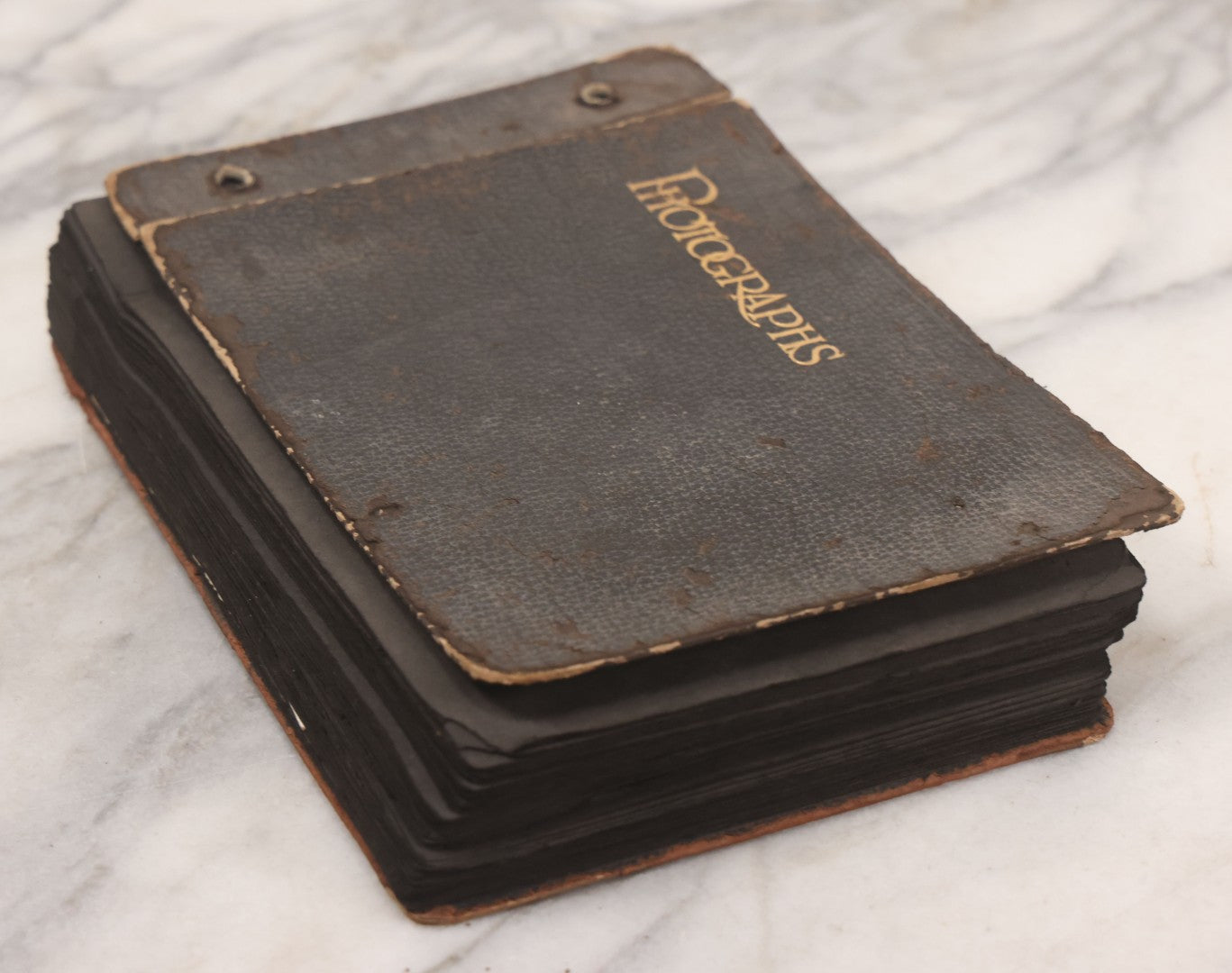 Lot 072 - Vintage Snapshot Photo Album Containing 85+ Photographs, Mostly Of Travel In Italy, Including Pompeii, Rome, Gelati Vendors, The Colosseum, Venice, As Well As Photographs Of The Netherlands, Edinburgh, And More, Note All Page Loose