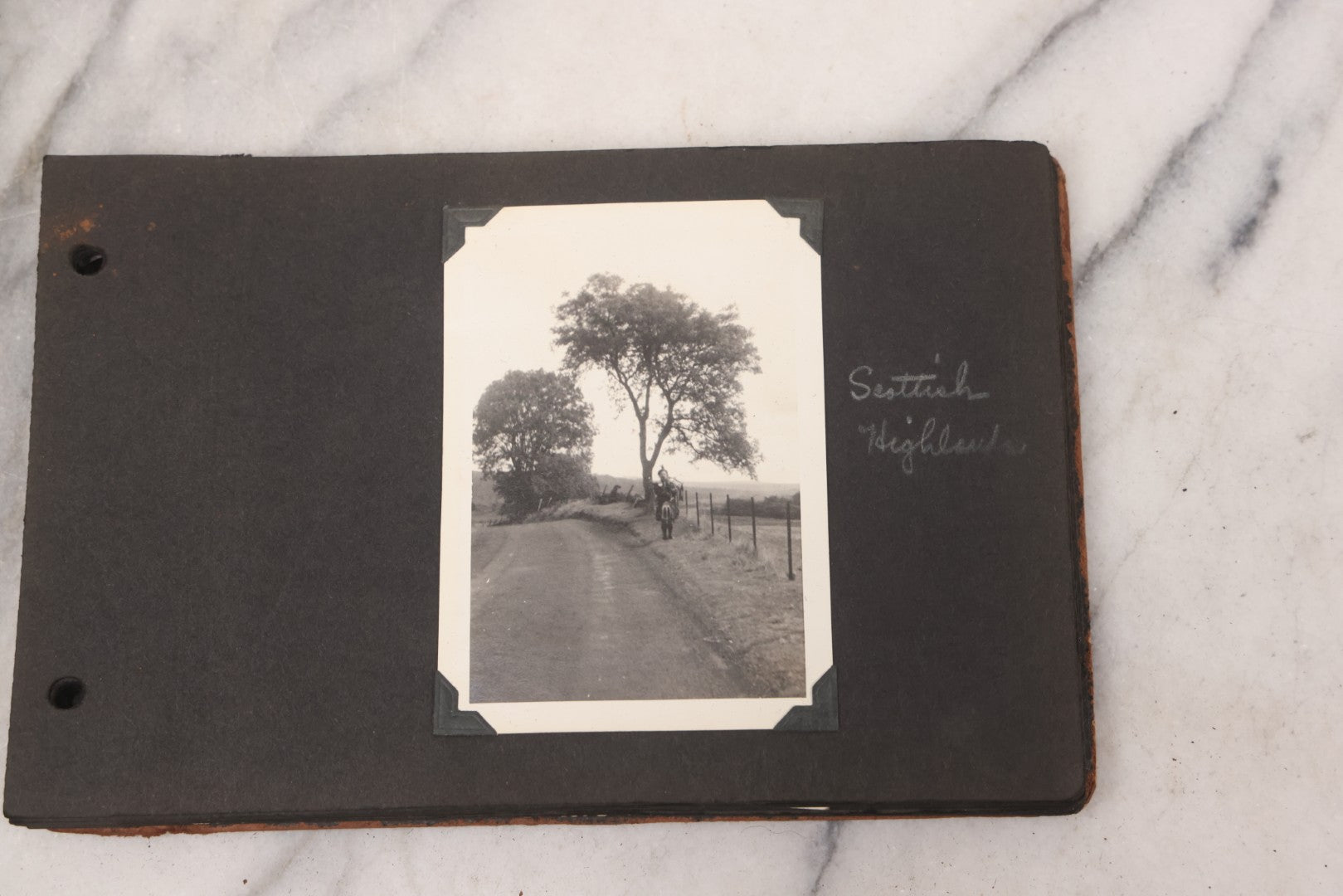 Lot 072 - Vintage Snapshot Photo Album Containing 85+ Photographs, Mostly Of Travel In Italy, Including Pompeii, Rome, Gelati Vendors, The Colosseum, Venice, As Well As Photographs Of The Netherlands, Edinburgh, And More, Note All Page Loose