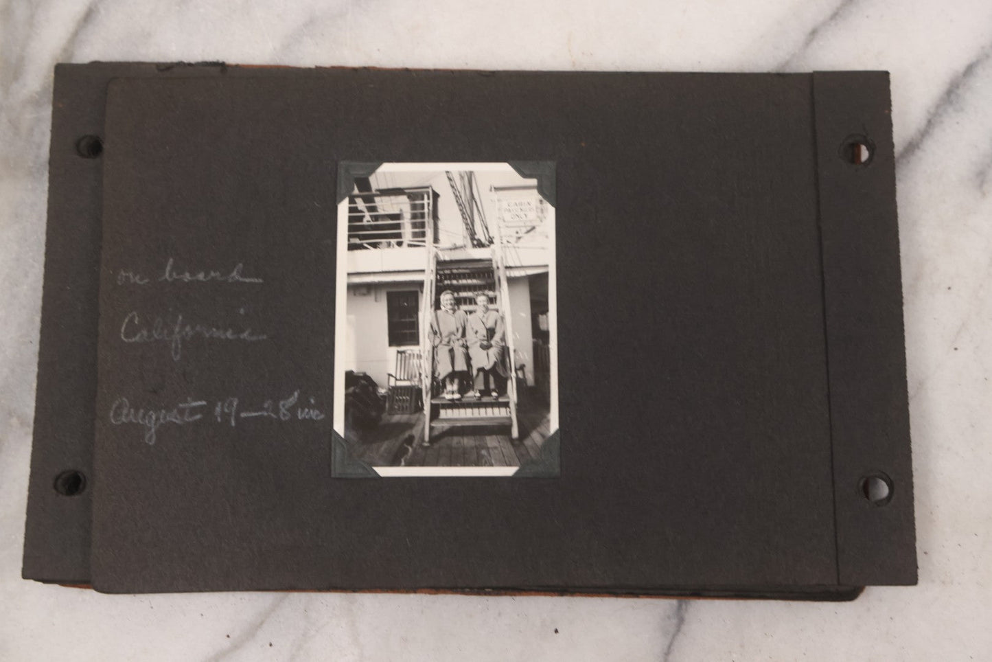 Lot 072 - Vintage Snapshot Photo Album Containing 85+ Photographs, Mostly Of Travel In Italy, Including Pompeii, Rome, Gelati Vendors, The Colosseum, Venice, As Well As Photographs Of The Netherlands, Edinburgh, And More, Note All Page Loose