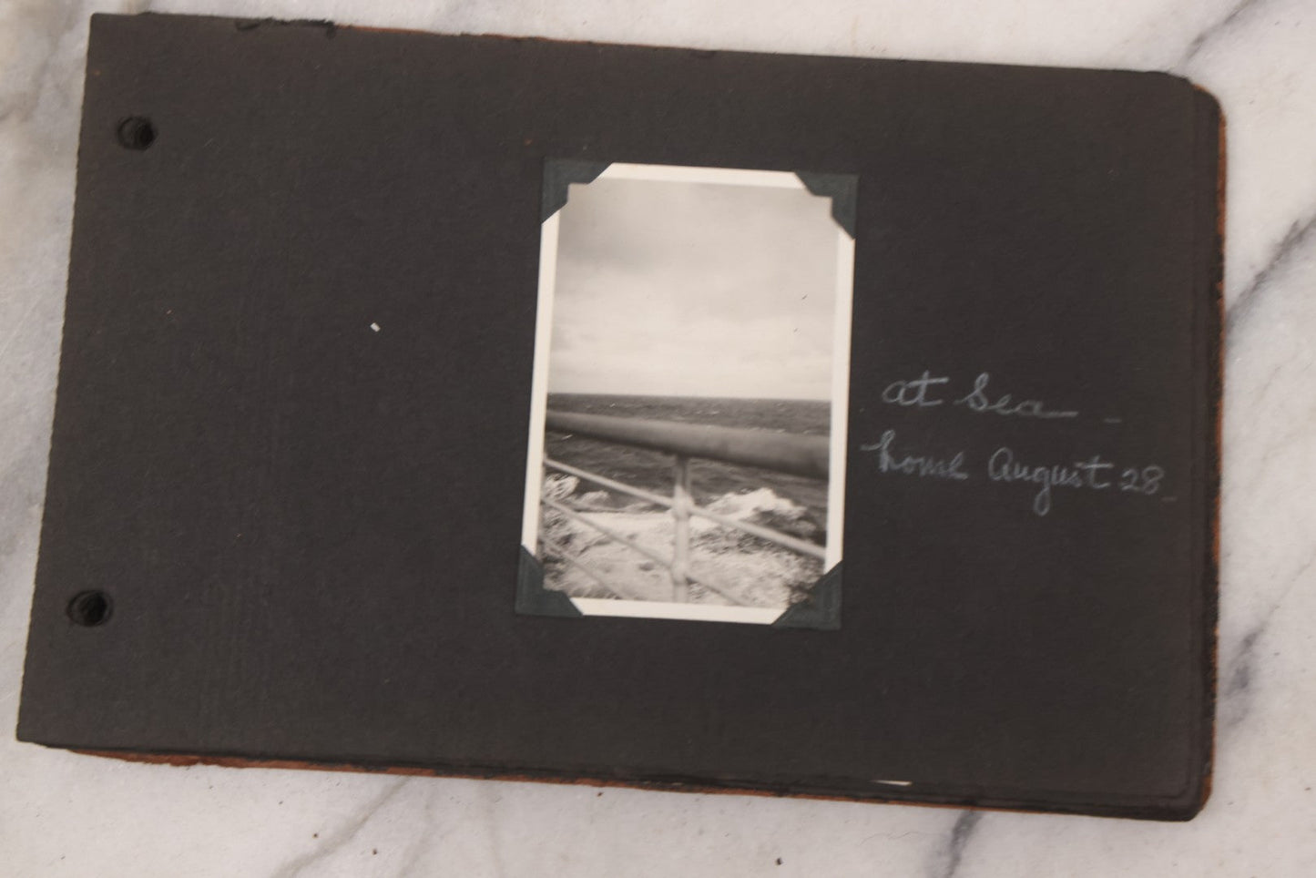 Lot 072 - Vintage Snapshot Photo Album Containing 85+ Photographs, Mostly Of Travel In Italy, Including Pompeii, Rome, Gelati Vendors, The Colosseum, Venice, As Well As Photographs Of The Netherlands, Edinburgh, And More, Note All Page Loose