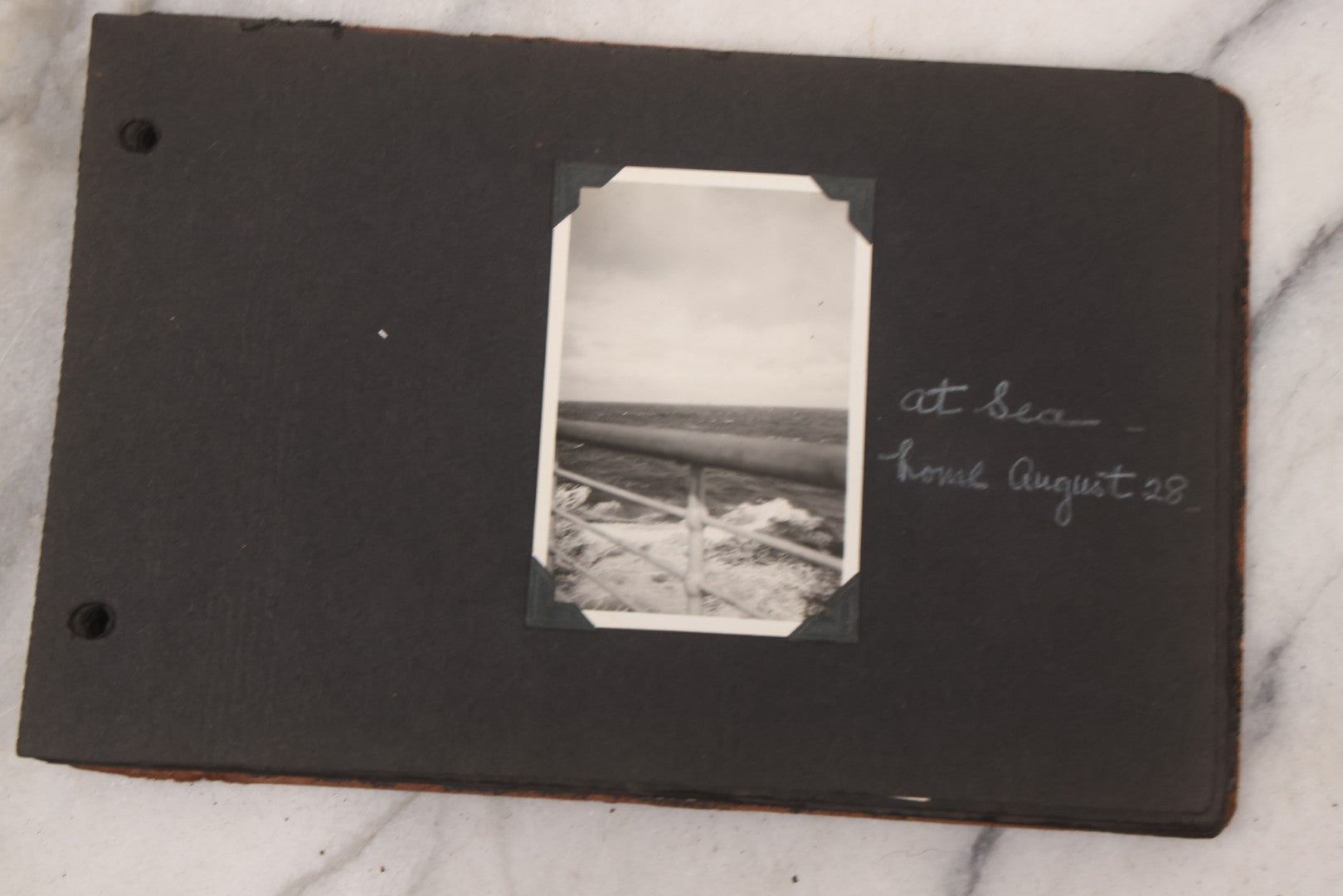 Lot 072 - Vintage Snapshot Photo Album Containing 85+ Photographs, Mostly Of Travel In Italy, Including Pompeii, Rome, Gelati Vendors, The Colosseum, Venice, As Well As Photographs Of The Netherlands, Edinburgh, And More, Note All Page Loose