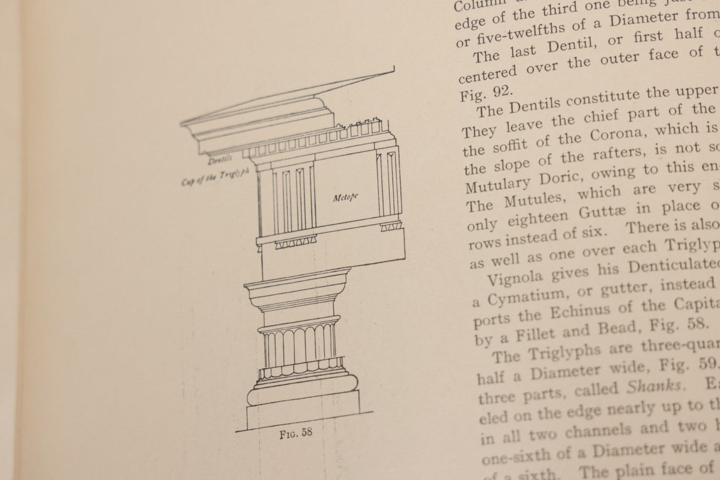 Lot 074 - Pair Of Antique Architecture Books, "The American Vignola" By William R. Ware, Parts I & II, International Textbook Company, Scranton, 1925, Fifth Edition, Profusely Illustrated, Hardcover In Blue Cloth With Gilt Lettering