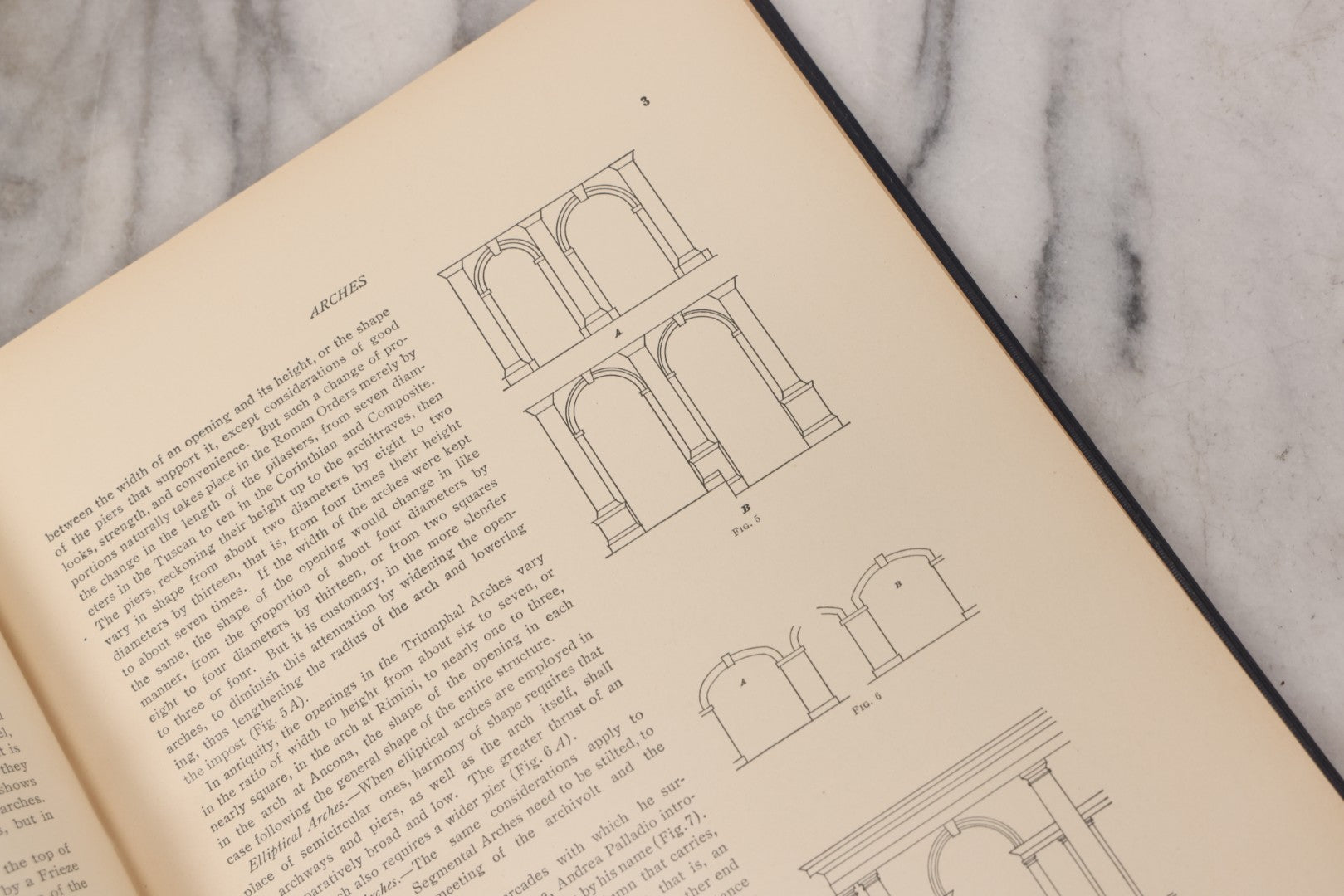 Lot 074 - Pair Of Antique Architecture Books, "The American Vignola" By William R. Ware, Parts I & II, International Textbook Company, Scranton, 1925, Fifth Edition, Profusely Illustrated, Hardcover In Blue Cloth With Gilt Lettering