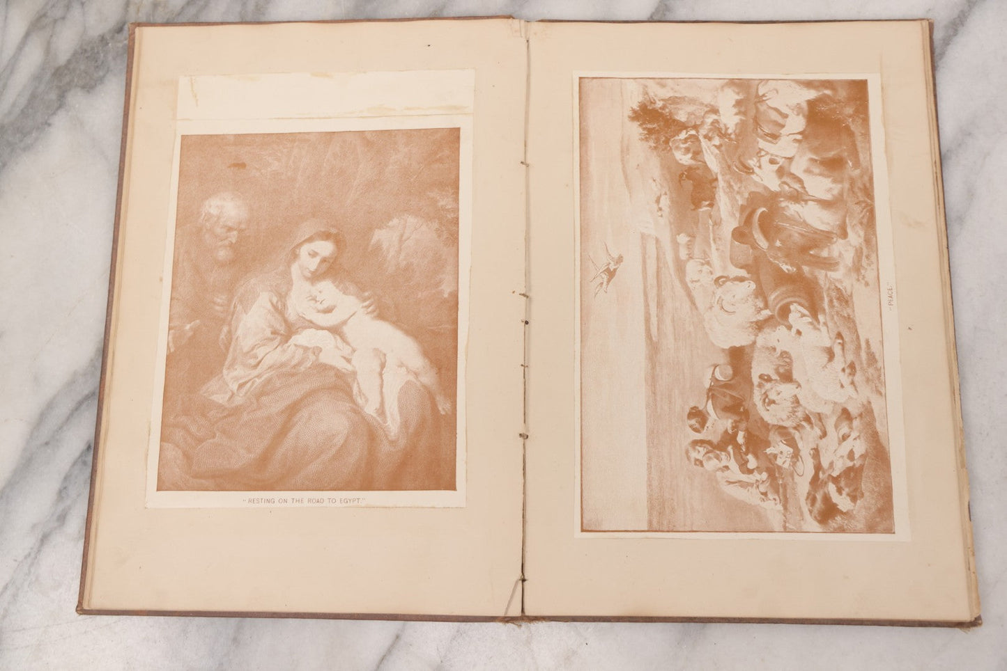 Lot 076 - Antique Victorian Scrapbook Album Containing Book And Newspaper Clippings, Die Cuts, Including Materials Related To Barnum Sideshow Performers Gen. Tom Thumb, Lavinia And Minnie Warren, Count And Countess Magri, Many Pieces Related To Vermont