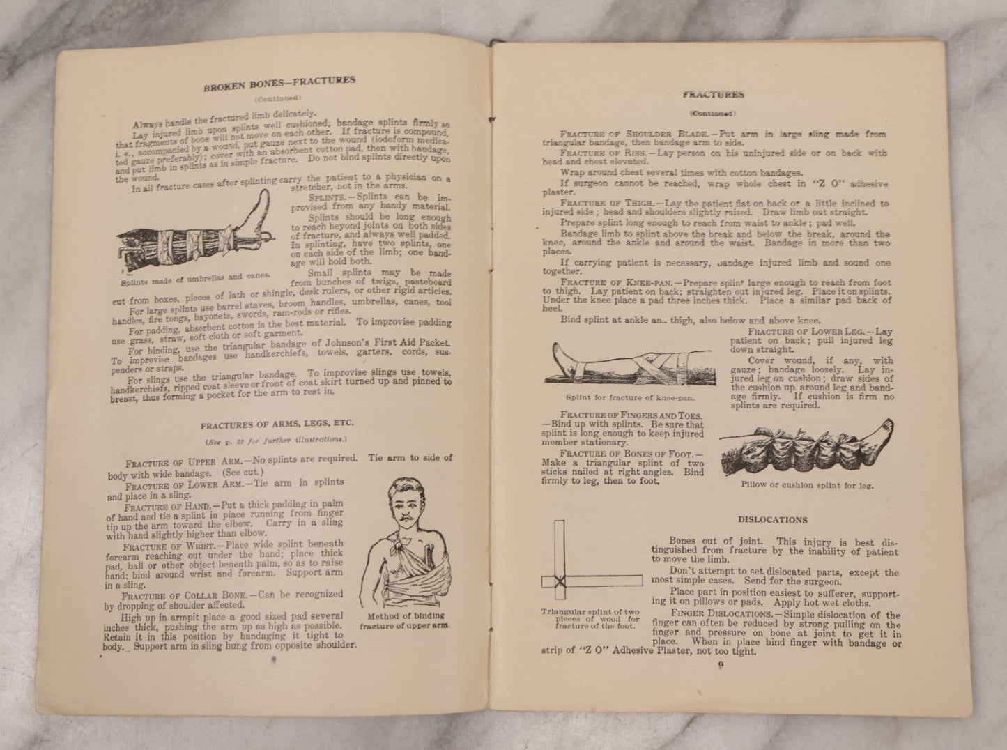 Lot 079 - Grouping Of Seven Vintage And Antique Medical And First Aid Booklets Including "Strong Hearts," "Headaches, "Artificial Respiration," "Eyesight And Health, And Others