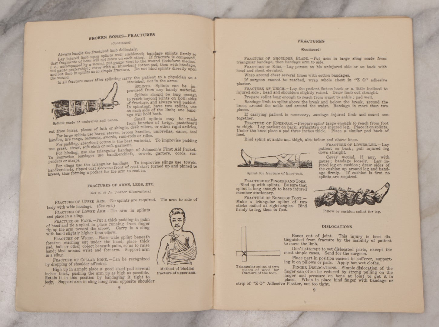 Lot 079 - Grouping Of Seven Vintage And Antique Medical And First Aid Booklets Including "Strong Hearts," "Headaches, "Artificial Respiration," "Eyesight And Health, And Others
