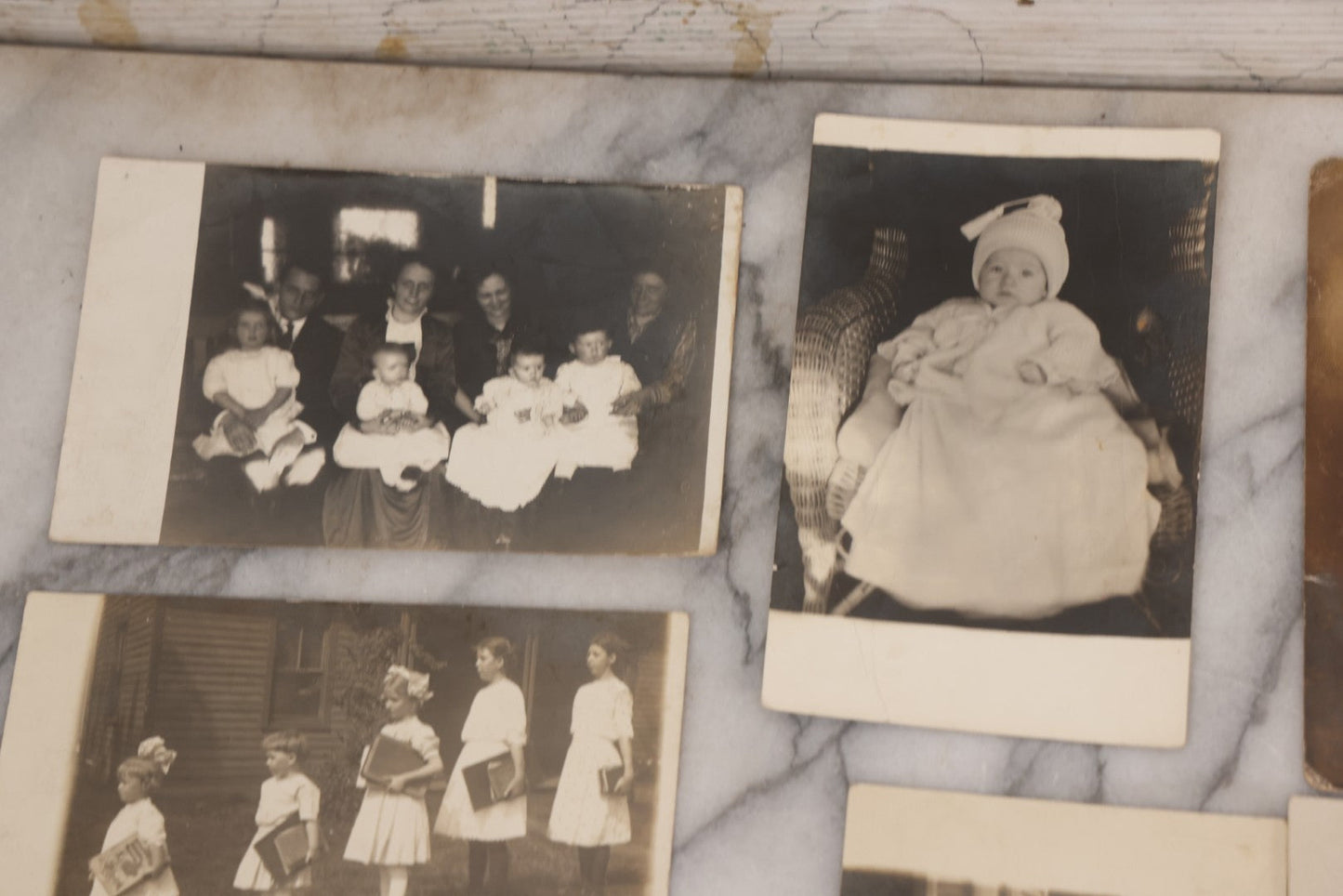Lot 086 - Grouping Of 31 Antique Real Photo Postcards R.P.P.C. Of Women And Children