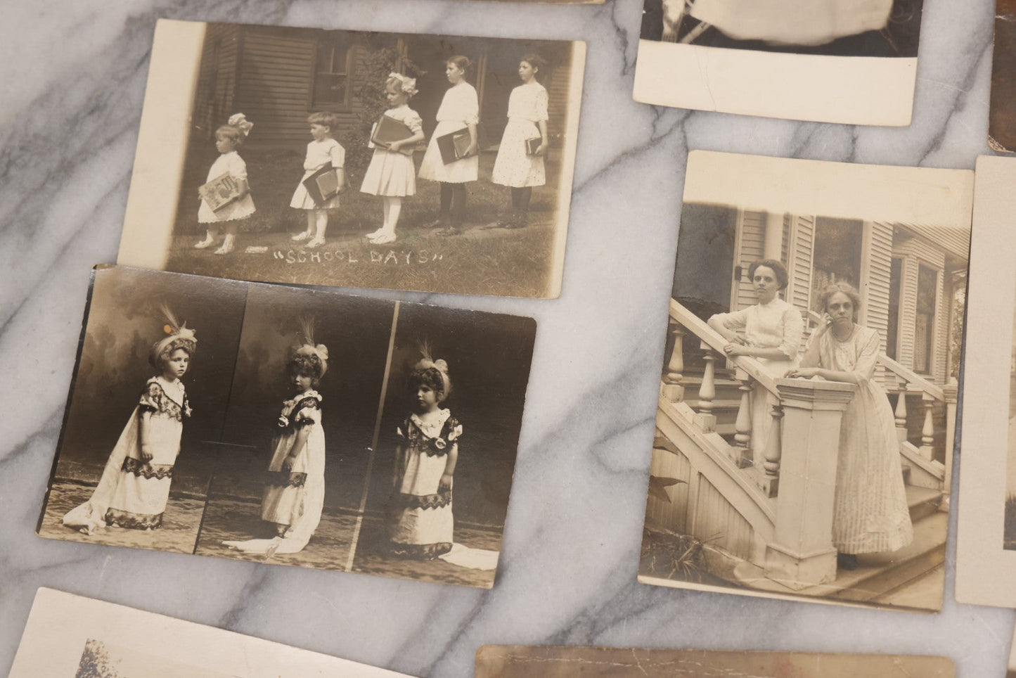 Lot 086 - Grouping Of 31 Antique Real Photo Postcards R.P.P.C. Of Women And Children