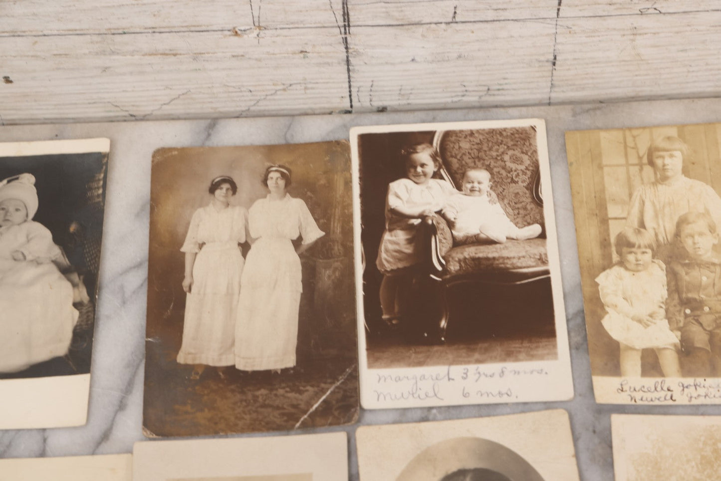 Lot 086 - Grouping Of 31 Antique Real Photo Postcards R.P.P.C. Of Women And Children