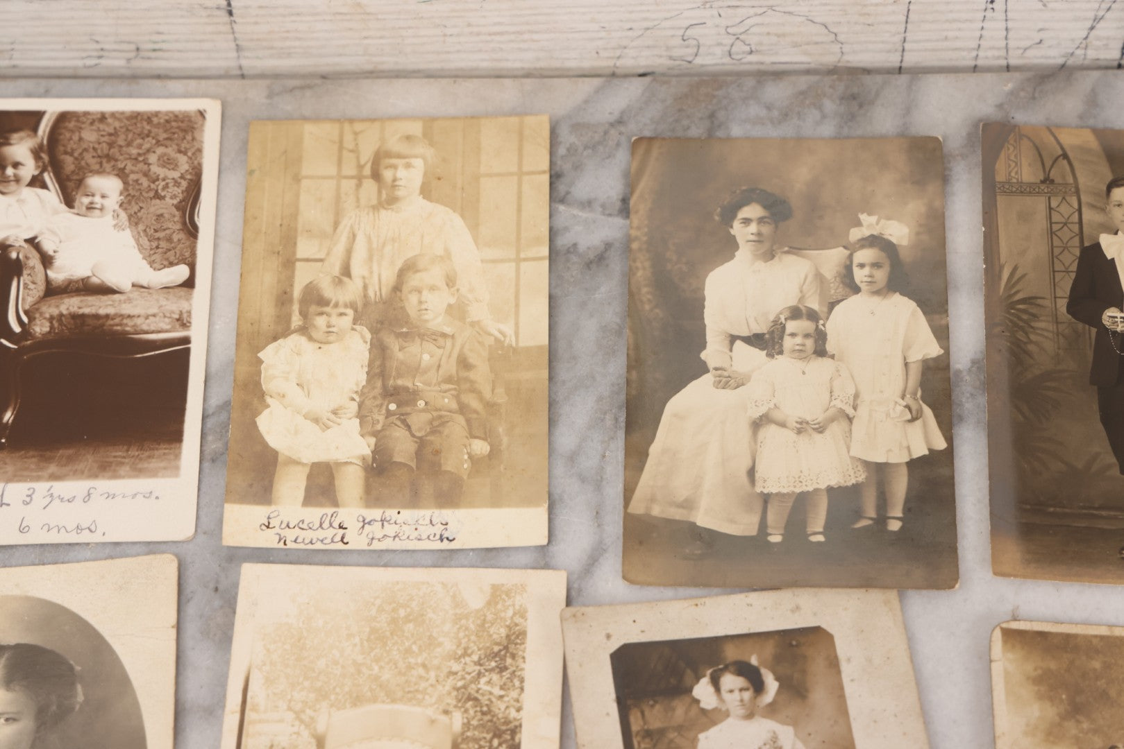 Lot 086 - Grouping Of 31 Antique Real Photo Postcards R.P.P.C. Of Women And Children