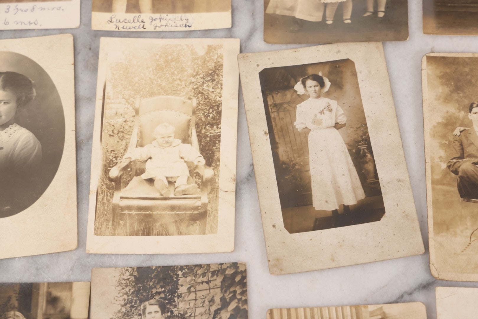 Lot 086 - Grouping Of 31 Antique Real Photo Postcards R.P.P.C. Of Women And Children