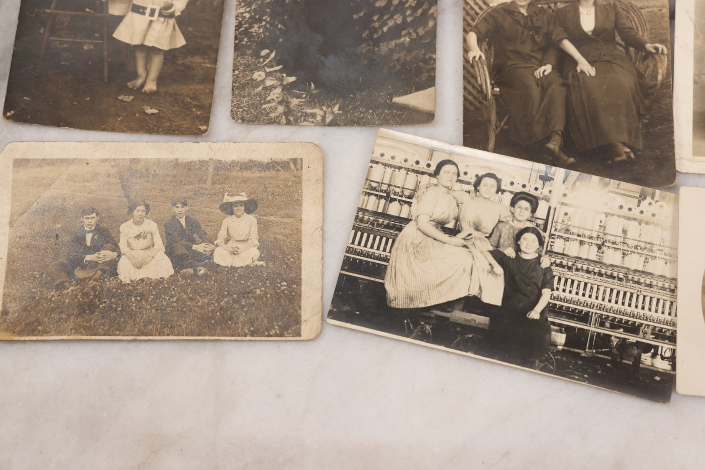 Lot 086 - Grouping Of 31 Antique Real Photo Postcards R.P.P.C. Of Women And Children