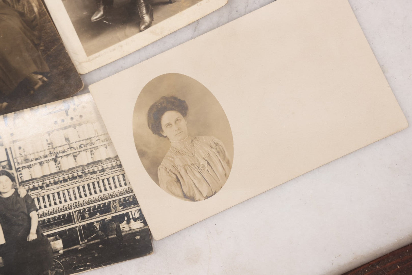 Lot 086 - Grouping Of 31 Antique Real Photo Postcards R.P.P.C. Of Women And Children