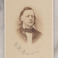 Lot 092 - Antique Carte De Visite C.D.V. Photograph Of Reverend Henry Ward Beecher, American Congregationalist Clergyman, Social Reformer, And Speaker