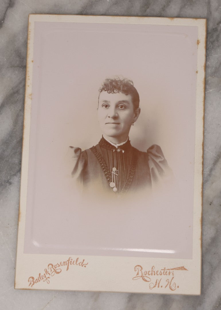 Lot 111 - Grouping Of Five Cabinet Card Portrait Photographs Of Women And Babies