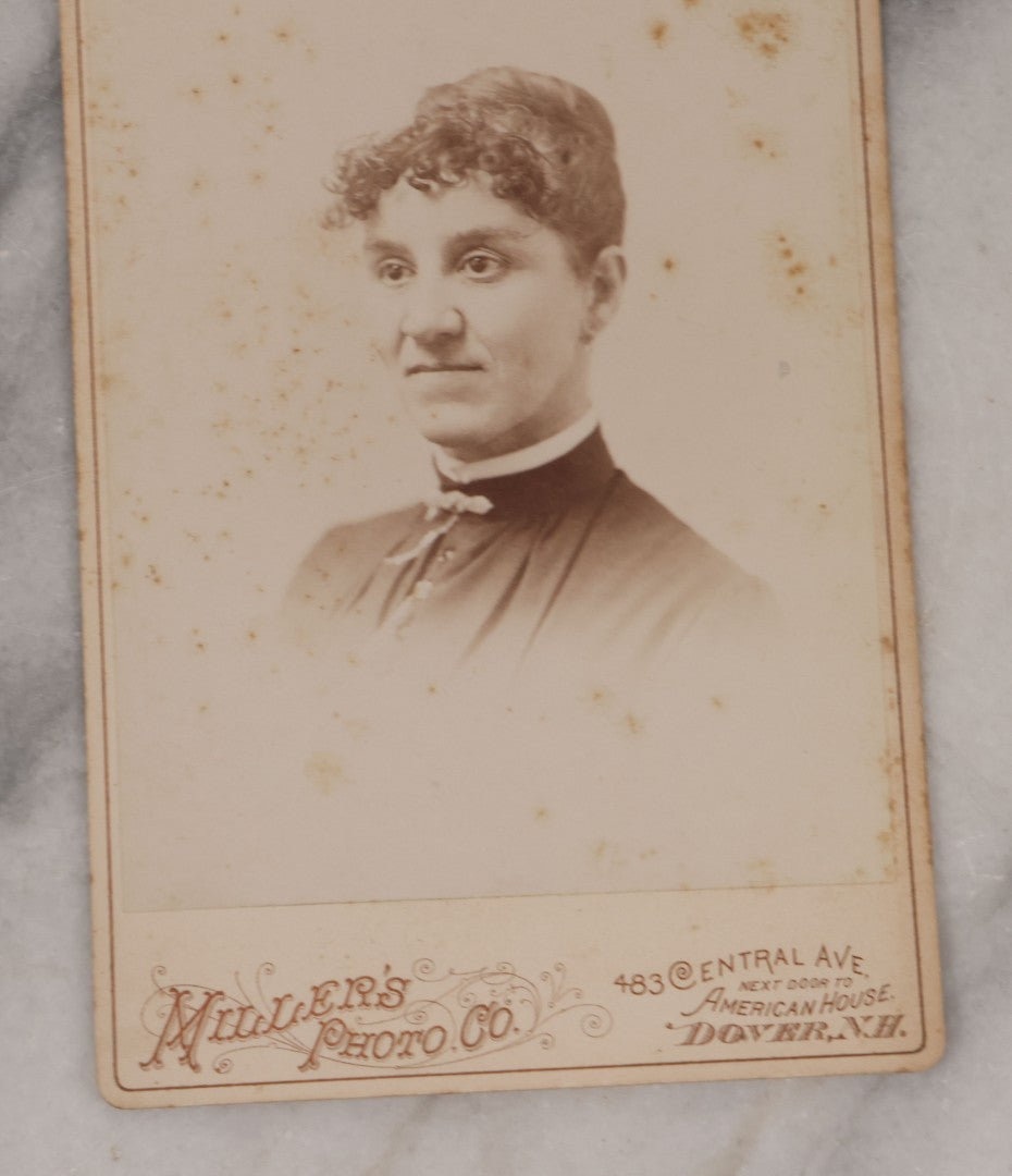 Lot 111 - Grouping Of Five Cabinet Card Portrait Photographs Of Women And Babies