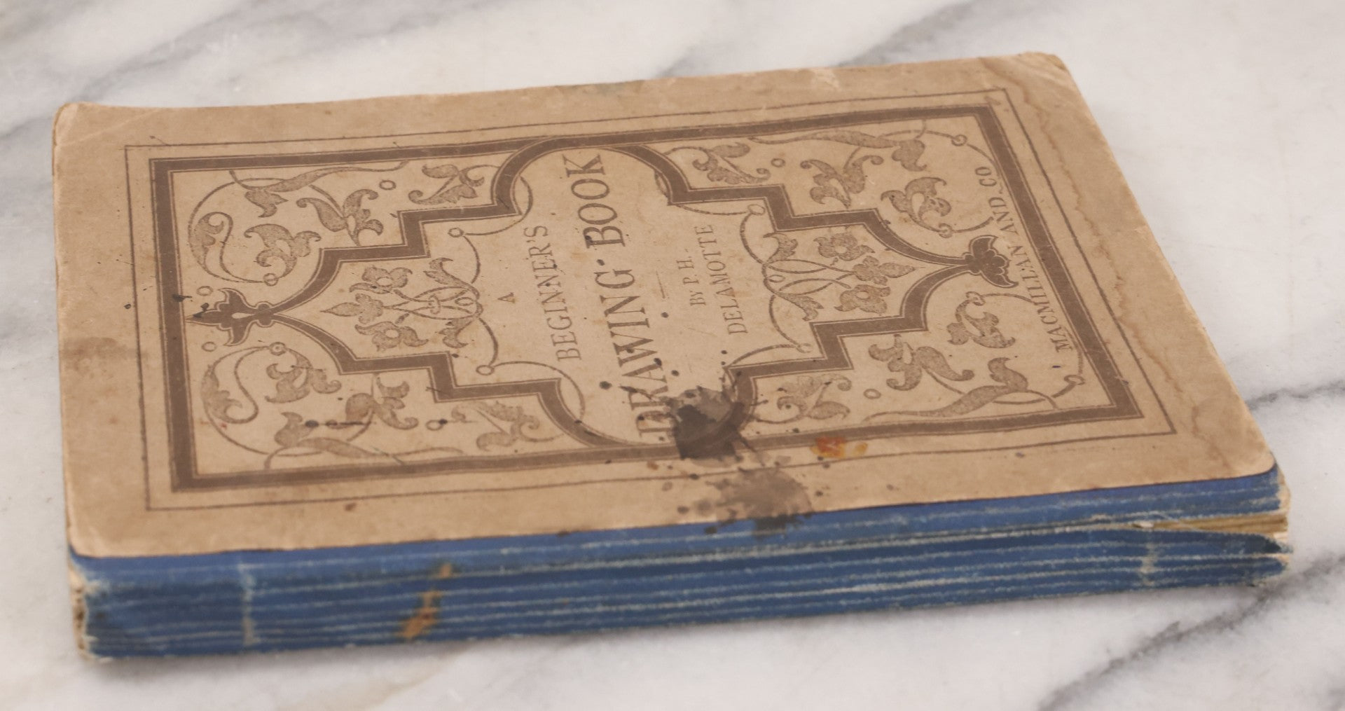 Lot 131 - "A Progressive Drawing Book For Beginners" Antique Art Drawing Book By Philip H. Delamotte, Published By Macmillan And Co., London, 1969, With Illustrated Lessons And Examples