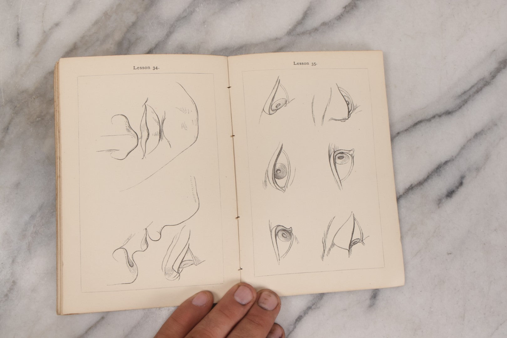 Lot 131 - "A Progressive Drawing Book For Beginners" Antique Art Drawing Book By Philip H. Delamotte, Published By Macmillan And Co., London, 1969, With Illustrated Lessons And Examples