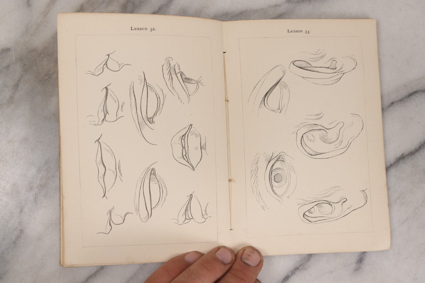 Lot 131 - "A Progressive Drawing Book For Beginners" Antique Art Drawing Book By Philip H. Delamotte, Published By Macmillan And Co., London, 1969, With Illustrated Lessons And Examples