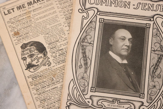 Lot 173 - Pair Of Antique Magazines Including Common Sense, September 1910, Chicago, Il, And The Agricultural Epitomist, September 1892, Indianapolis, In